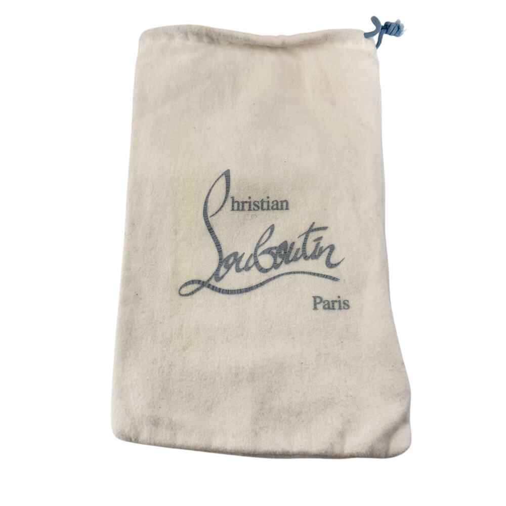 Christian Louboutin Paris Drawstring Lined‎ Dust Bag 13"x 8" Classic Collector